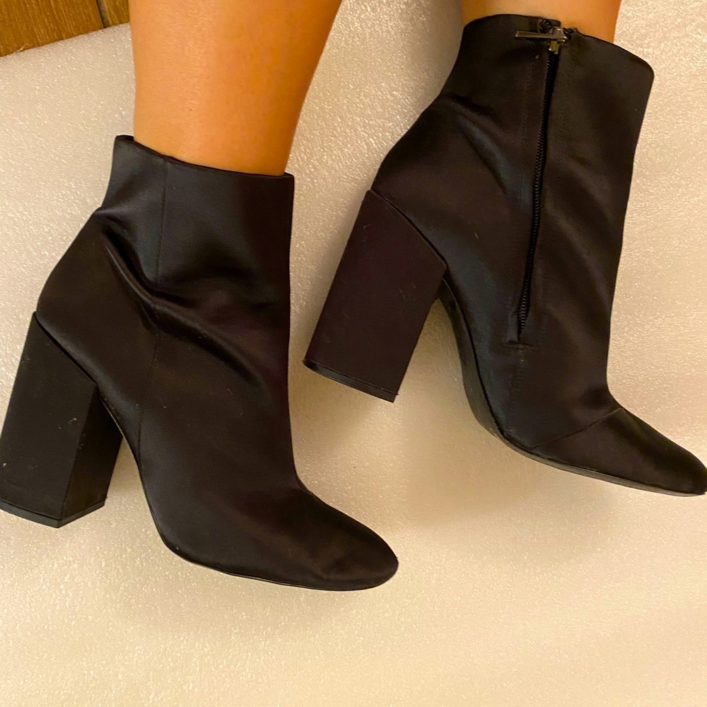 COPY - Jessica Simpson satin bootie